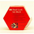 3M DUAL LOCK SJ356D MT.5+5 TRASPARENTE H.MM.25
